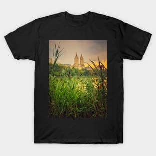 Sunset Nature Lake Central Park Manhattan, NYC T-Shirt